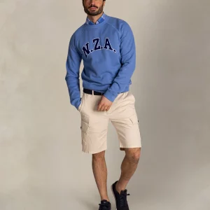 NZA New Zealand Auckland Sweatshirt 26AN305 Classic Blue Herren