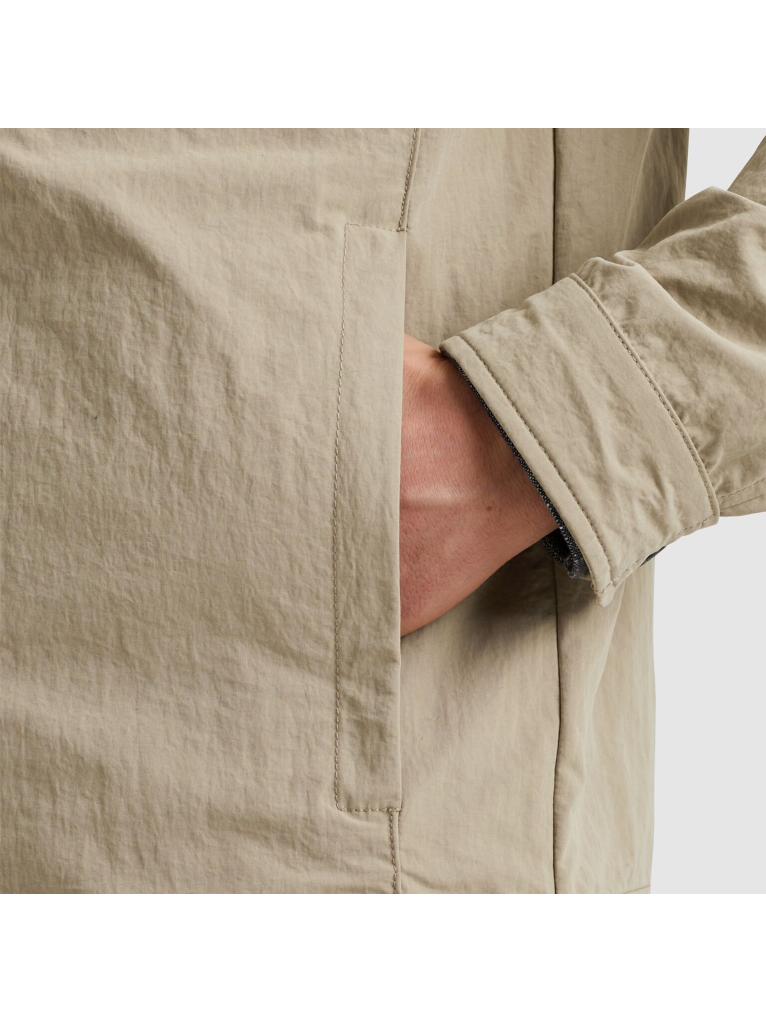 PME Legend Field Jacket PJA2502111 - 7186 Nomad Beige – Herren Übergangsjacke mit Utility-Design – Bild 5