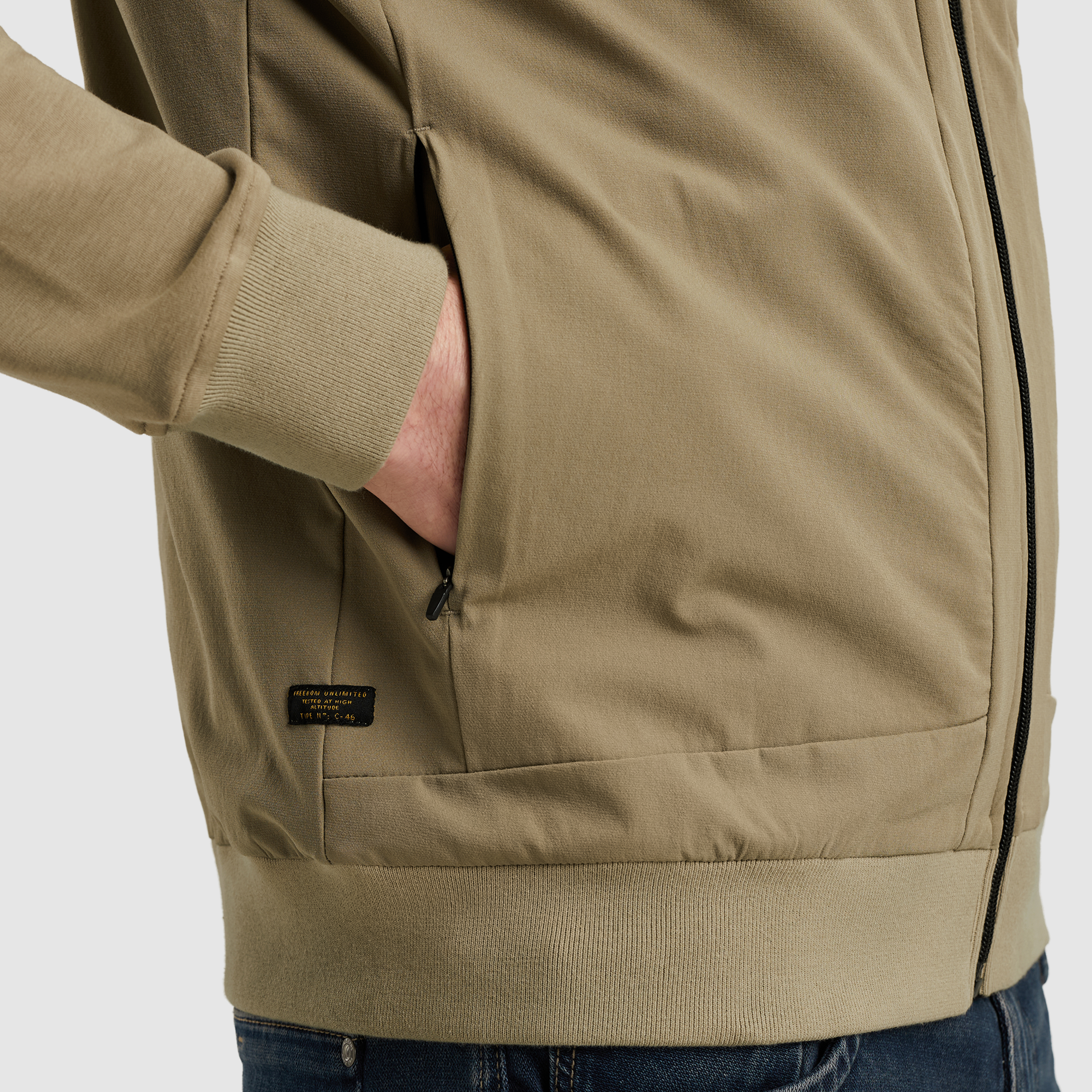 PME Legend Overshirt Jacke Herren Beige – PSW2506423-6391 – Bild 4