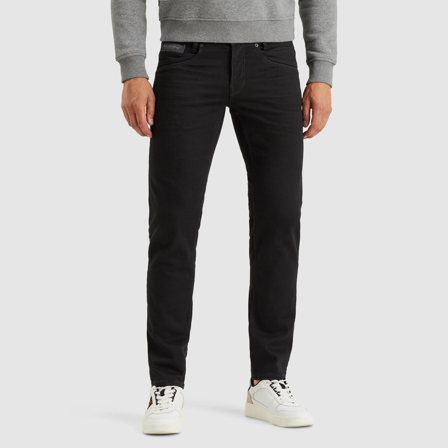 PME Legend Skyrak Jeans Stay Black Denim Herrenjeans Schwarz