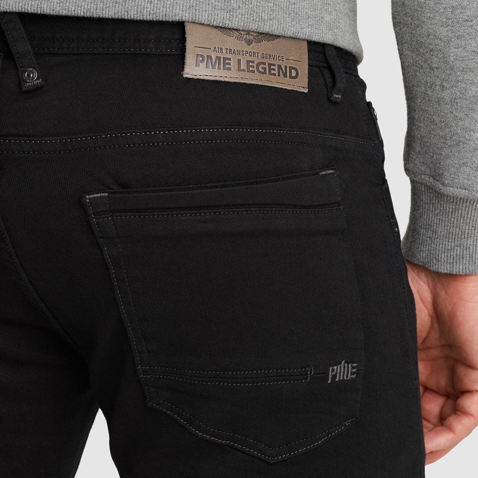 PME Legend Skyrak Jeans PTR2510729-SBD - Stay Black Denim – Bild 5